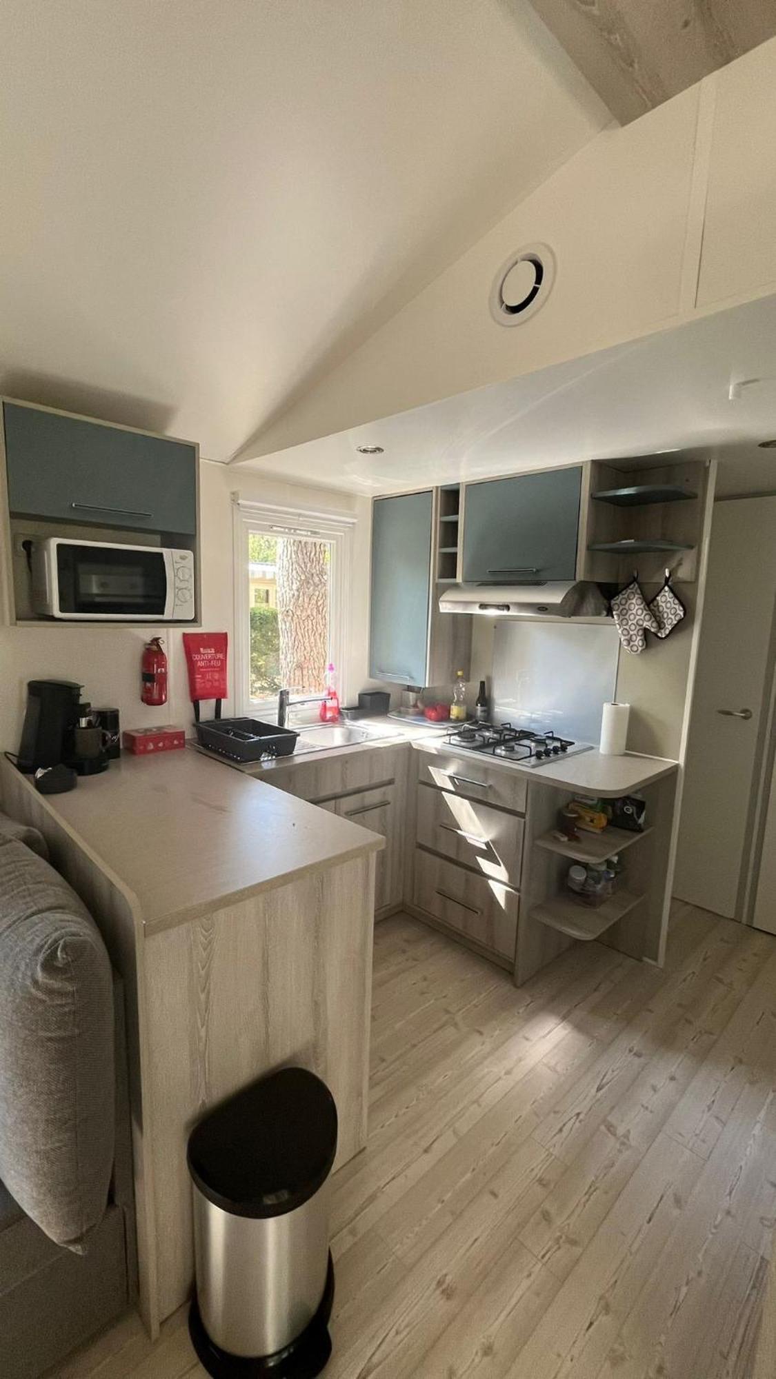 Sbvacances Mobil Home 3Ch 2Sdb Sur Magnifique Emplacement Avec Vue Sur La Foret Des Landes Saint-Julien-en-Born Bagian luar foto