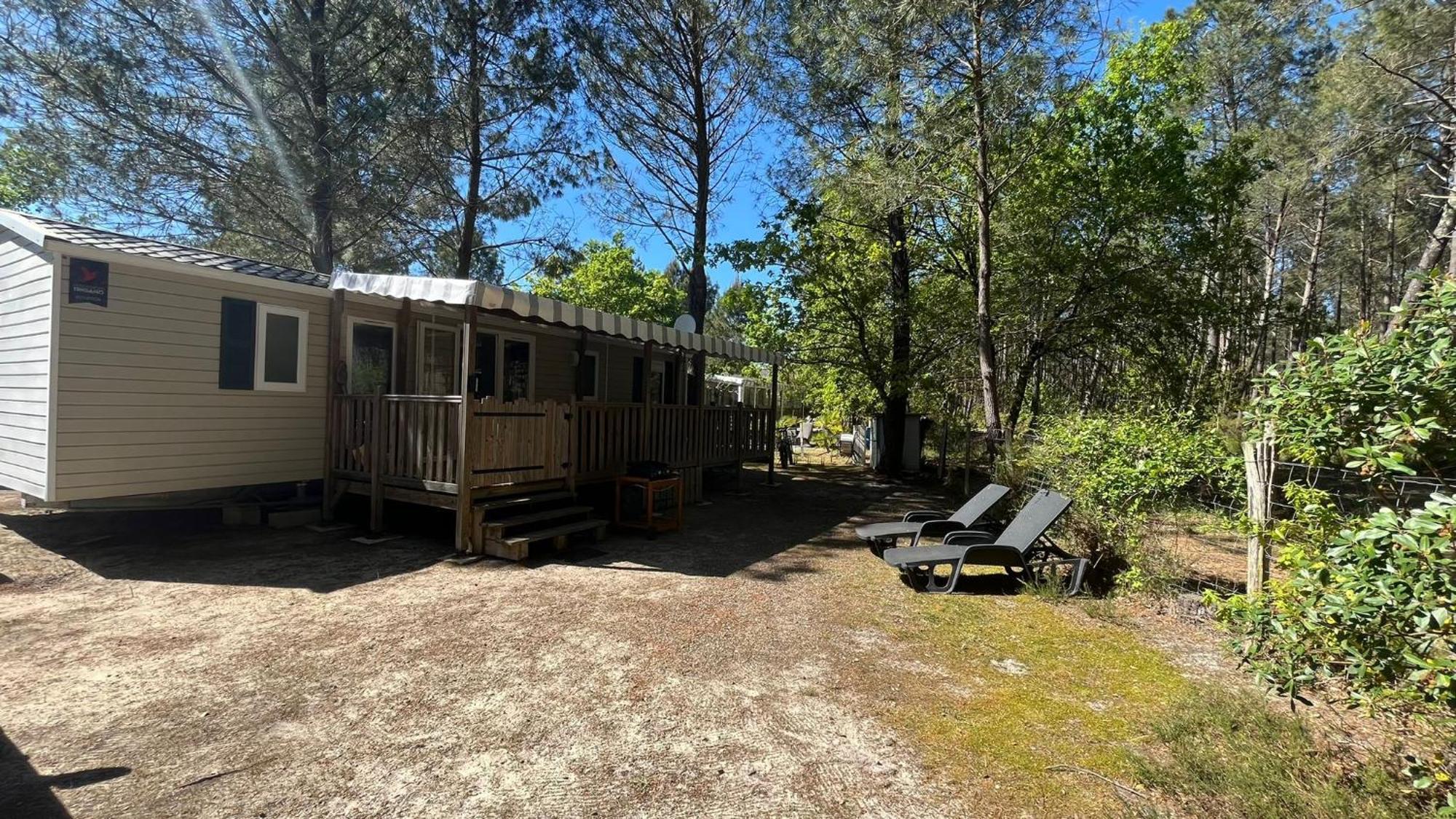 Sbvacances Mobil Home 3Ch 2Sdb Sur Magnifique Emplacement Avec Vue Sur La Foret Des Landes Saint-Julien-en-Born Bagian luar foto
